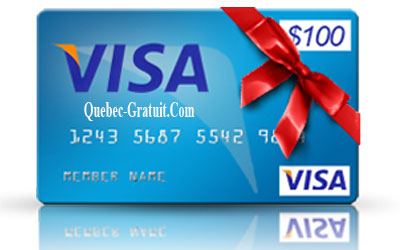 Carte cadeau Visa de 100$