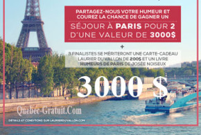 Voyage de 3000$ à Paris