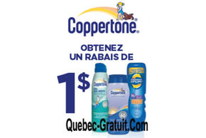 Rabais de 1$, Produit Coppertone