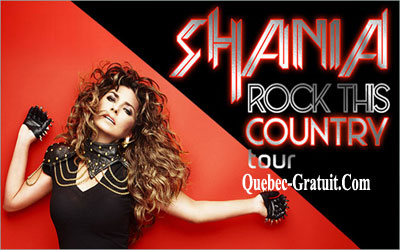 billet shania twain quebec