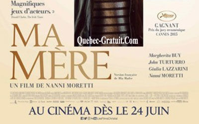 Billets pour la 1ère du film Ma mère