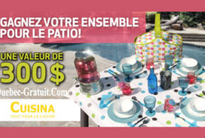 Ensemble pour le patio