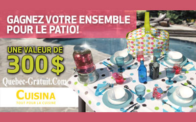 Ensemble pour le patio