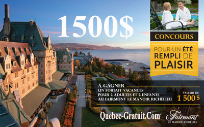 Forfait au Fairmont Le Manoir Richelieu