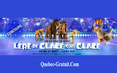 Billets pour le spectacle de l'Ère de glace