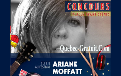 Billets avant-scène pour le spectacle d'Ariane Moffatt