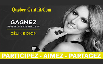 Billets pour le spectacle de Céline Dion