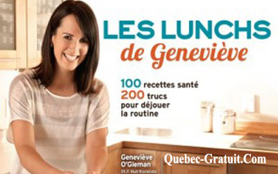 Livres Les lunch de Geneviève