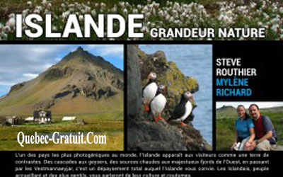 Billets pour le film Islande