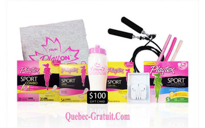 Ensemble cadeaux playtex de 250 $