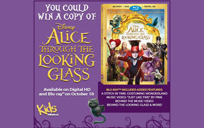 Concours gagnez un Blu-ray du film Alice Through the Looking Glass