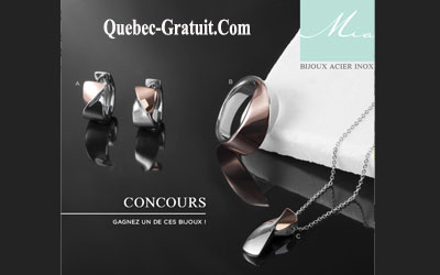 Concours gagnez un bijou de la boutique Mia