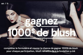 Concours gagnez un certificat cadeau Blush de 1000$