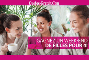 Concours gagnez un week-end de filles pour 4