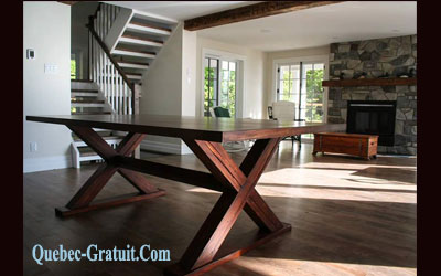 Concours gagnez une table Espace-Bois de votre choix sur mesure