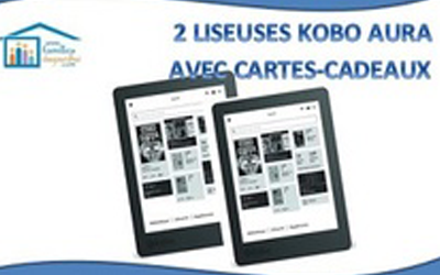 Concours gagnez 2 Liseuses Kobo Aura