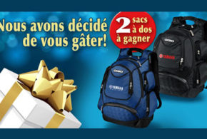 Concours gagnez 2 sacs à dos Yamaha racing par Ogio