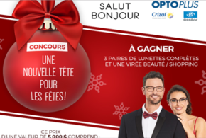 Concours gagnez 3 Paires de lunettes + virée beauté de 5075$