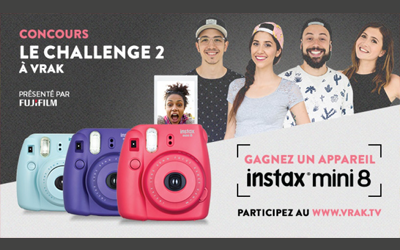 Concours gagnez 30 Appareils photo instantané Fujifilm