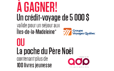 Concours gagnez 5000$ pour un séjour aux Iles-de-la-Madeleine