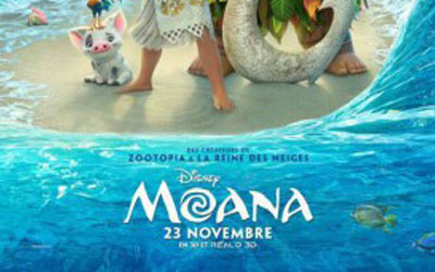 Concours gagnez des Billets pour voir le film Moana