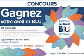 Concours gagnez l'un des 4 oreillers BLU