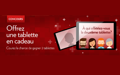 Concours gagnez un Ensemble de deux tablettes