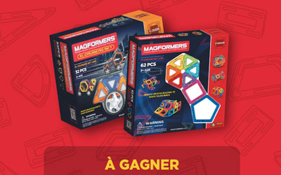 Concours gagnez un Jeu de construction Magformers pour enfants