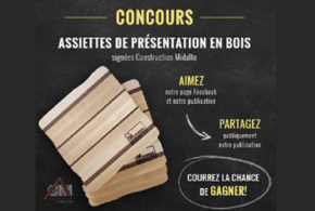 Concours gagnez un ensemble d'assiettes en bois Construction Midalto