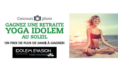 Concours gagnez une retraite de yoga de 2300$