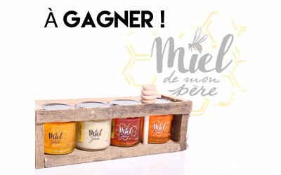 Concours gagnez le coffret dégustation de Miel de mon père