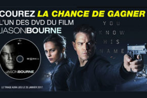 Concours gagnez un DVD du film Jason Bourne