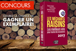 Concours gagnez un Exemplaire du livre Les méchants raisins 2017