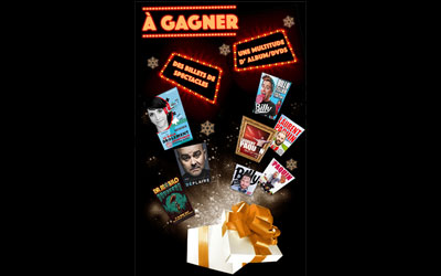 Concours gagnez un Panier cadeaux spectacles et DVD