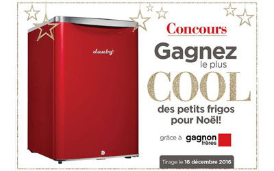 Concours gagnez un frigo compact Danby de 350$