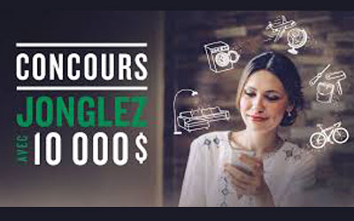 Concours gagnez un grand prix de 10000 $ remis en argent