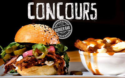 Concours gagnez un souper pour 4 au Burger Bar