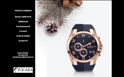 Concours gagnez une montre Jacob de Tocara de 369$