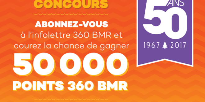 Concours gagnez 50000 points 360 BMR