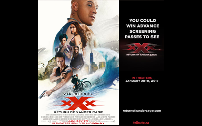 Concours gagnez des Billets pour l'avant-première de xXx Return of Xander Cage