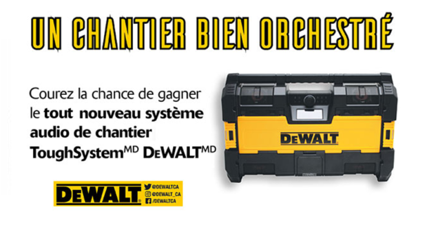 Concours gagnez le système audio de chantier