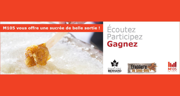 Concours gagnez l’une des 8 sorties familiales à la cabane à sucre