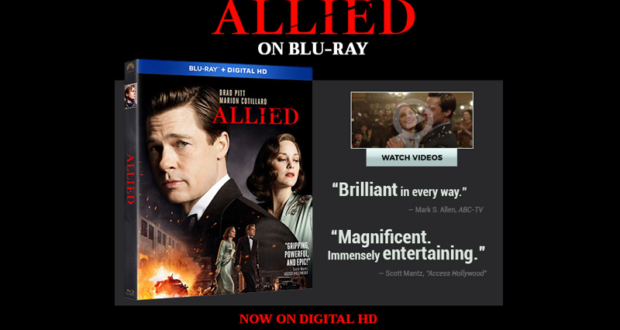 Concours gagnez un Blu-ray du film Allied