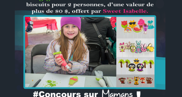 Concours gagnez un atelier de décoration de biscuits pour 2 personnes