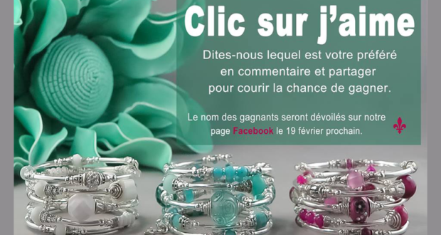 Concours gagnez un bracelet de Marie-France