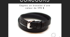 Concours gagnez un bracelet en cuir véritable de Diametris