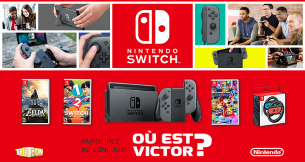 1 des 3 consoles Nintendo Switch et plus