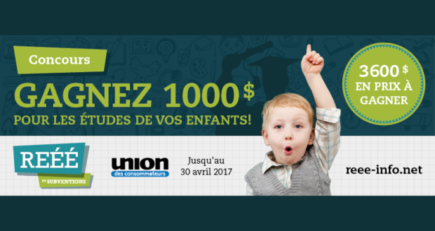 1000$ pour les études de vos enfants