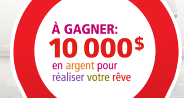 10000$ CAD comptant