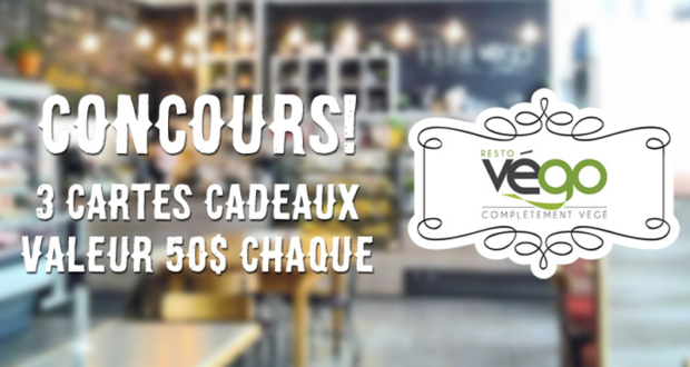 Carte cadeau Resto Végo de 50$